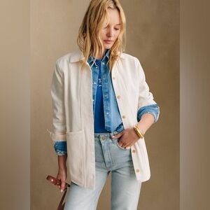 Sezane Will Jacket in Ecru XS